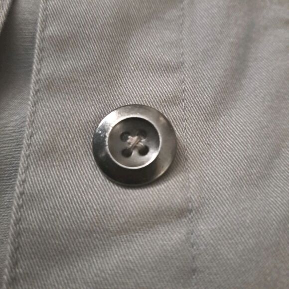 Chico's Jacket Size 0 Small Bling Embroidery Mocha / Tan Granola Girl Academia - Picture 12 of 15